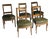 French Dining Chairs, Set of 5 For Sale