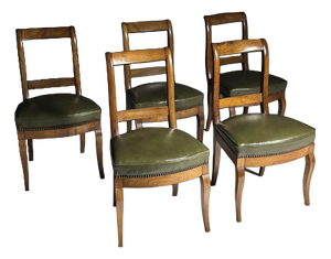 French Dining Chairs, Set of 5