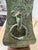 Wood Vintage Chinese Bronze Lamp on Wood Base For Sale - Image 7 of 10