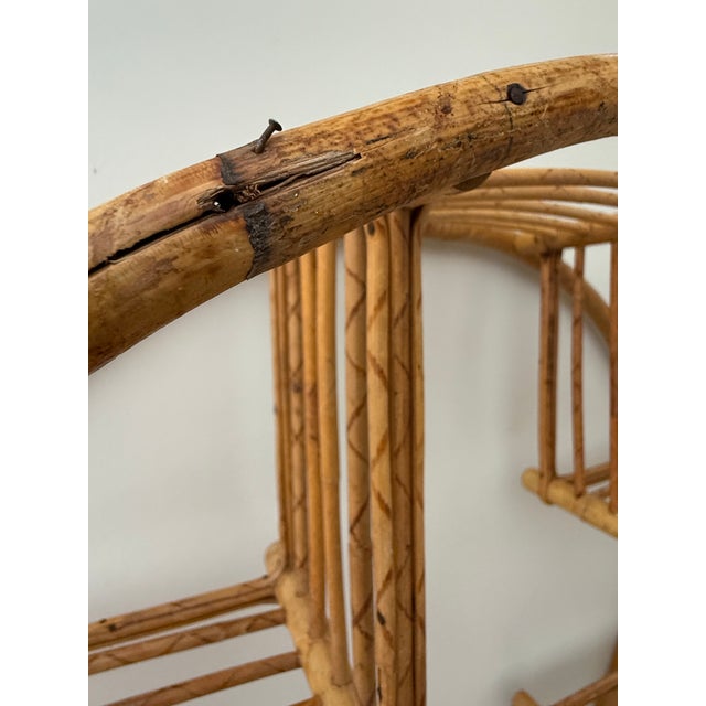 Coastal Bent Bamboo Round Shelf For Sale - Image 12 of 12