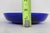 Glass Cobalt Blue Glass Relish Dish Round 3 Compartment Sectioned Serving Bowl 4907b For Sale - Image 7 of 12