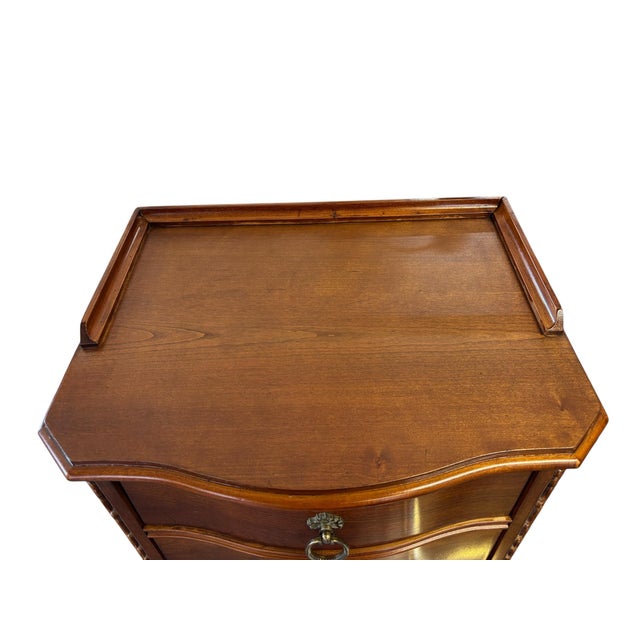 Wood Lexington Furniture “Lynn Hollyn at Home” Lingerie Chest European Country Tall Chest For Sale - Image 7 of 12