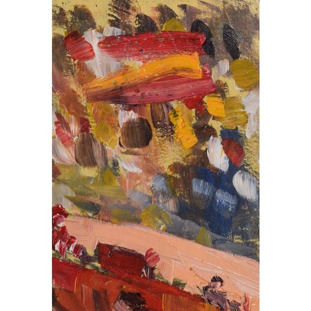Impressionist Sketches of a Bullfight, 20th-Century, Oil on Board, Set of 2 For Sale - Image 6 of 15