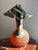 Late 20th Century F. Silviy Signed Italian Art Glass Vase – Sculptural Pâte De Verre & Patinated Metal – Attributed to Murano, Venice Italy – 20th Century For Sale - Image 5 of 9