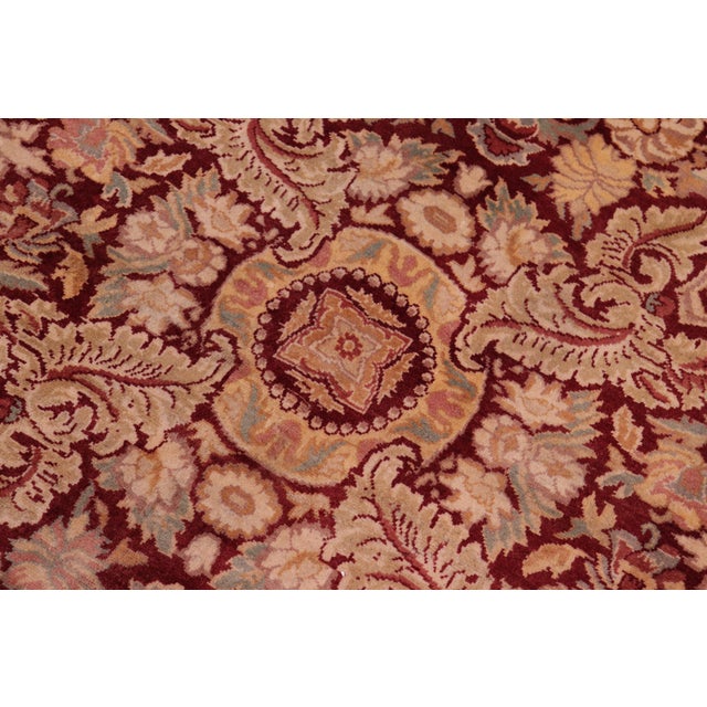 Designed with mesmerizing intricacy and gorgeous color palette, this hand-knotted masterpiece demonstrates the beauty and...