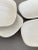 Off-white Vintage Bonwit Teller Italian Majolica Leaf Plates - Set of 4 For Sale - Image 8 of 9