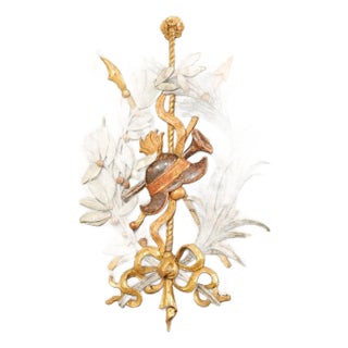 Italian Decorative Wall Panel, 19th Century For Sale