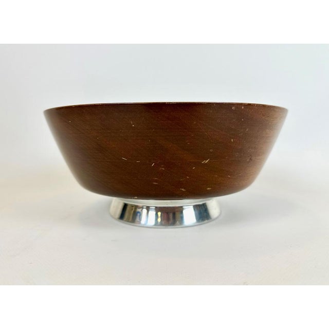 Brown Mahogany Bowl by Richard Hudson for Quentin Company, 1960s For Sale - Image 8 of 8