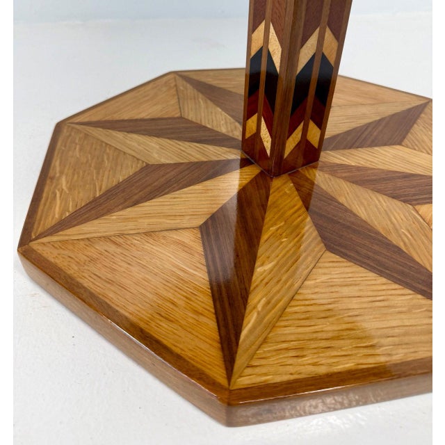 Beige Italian Art Deco Coffee Table in Various Wood Species, 1940s For Sale - Image 8 of 10