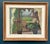 Mid-Century Modern Sune Petterson, Window View with Windmill, 1960s, Oil on Panel, Framed For Sale - Image 3 of 15