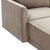2020s Willow Taupe Modular 4-Piece Performance Velvet Sectional For Sale - Image 5 of 6