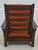 Stickley Stickley Mission Oak and Leather Morris Chair With Ottoman For Sale - Image 4 of 18