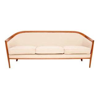 Vintage Swedish Teak Sofa attributed to Bertil Fridhagen, 1960s For Sale