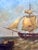 Mid-Century Maritime Oil Painting by B. James For Sale - Image 9 of 16