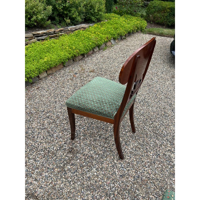 Biedermeier Style Flame Mahogany Dining Chairs -Set of 6 For Sale - Image 11 of 16