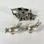 Mid-Century Italian Hollywood Regency Giacometti Style Birds on a Branch Salt & Pepper Shaker - 3 Piece Set For Sale - Image 11 of 12