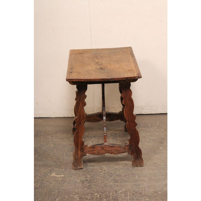 18th Century 18th C. Italian Accent Table with X-Stretcher For Sale - Image 5 of 11