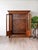 19th-Century Italian Walnut & Burl Walnut Glazed Bookcase For Sale - Image 4 of 5