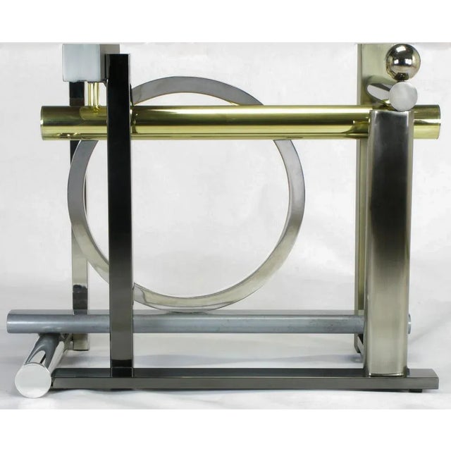 Design Institute America Metal Sculptural Dining Table by Kaizo Oto For Sale - Image 10 of 10