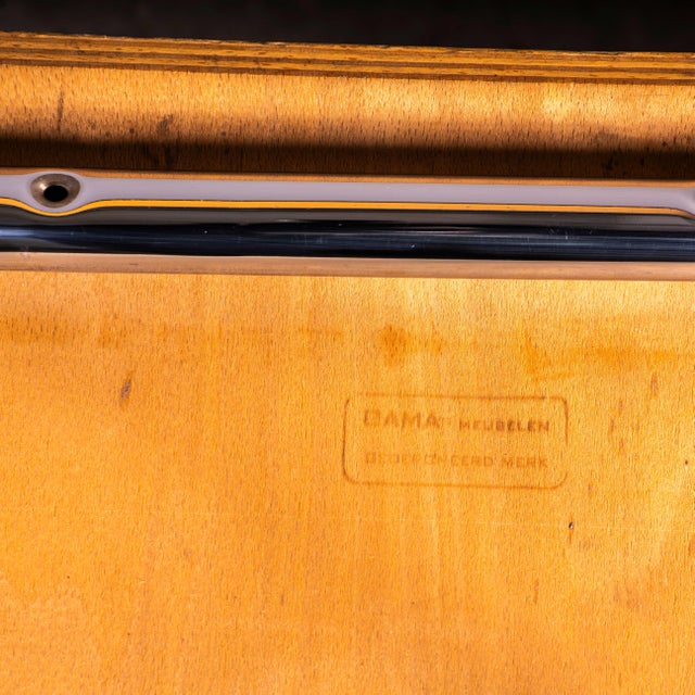 20th Century Dutch University Stacking Dining Chair, Set of 4 For Sale - Image 9 of 10