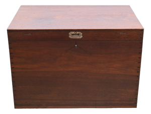 Late 19th Century Teak Trunk