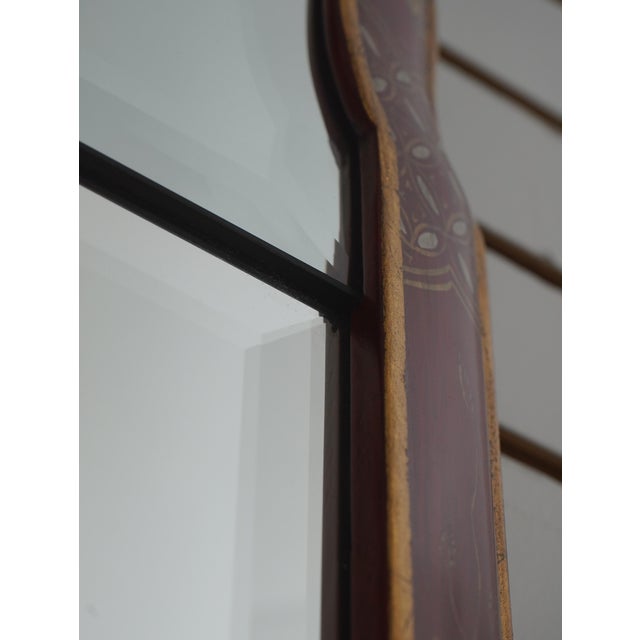 Friedman Brothers Friedman Brothers Painted Chinoiserie Williamsburg Wall Mirror For Sale - Image 4 of 12