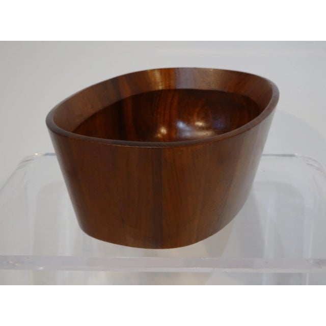 Mid 20th Century Jens Quistgaard Danish Oval Teak Bowl for Dansk For Sale - Image 5 of 12