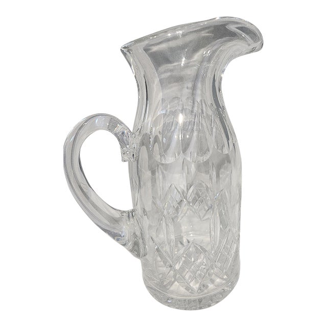 1950s Signed Stuart Crystal "Glengarry" Pitcher - 1 Quart - Hand-Cut Lead Crystal For Sale