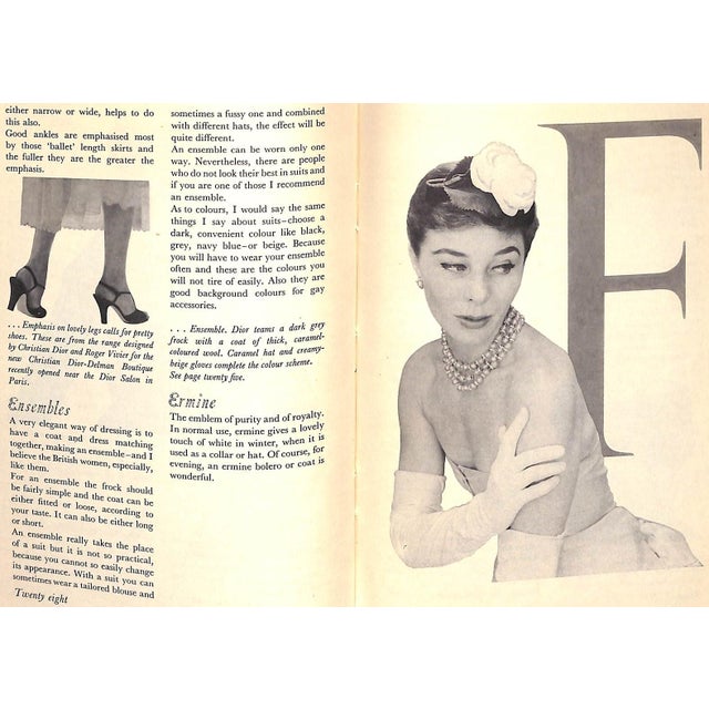 1950s "Christian Dior's Little Dictionary of Fashion: A Guide to Dress Sense for Every Woman" 1954 Dior, Christian For Sale - Image 5 of 11