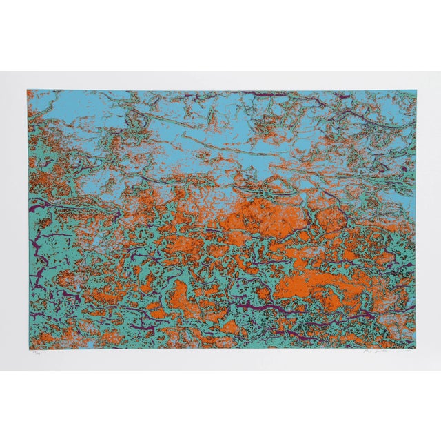 Modern Max Epstein, Coral Gem, Serigraph For Sale - Image 3 of 3