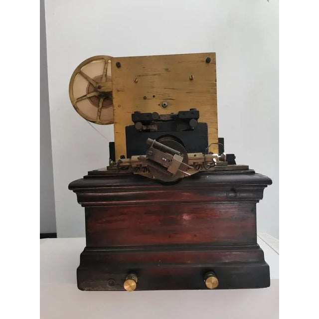 Baudot Multiple-Impression Telegraph by J Carpentier Paris, 1900 For Sale - Image 9 of 13