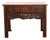 Rustic Heavily Carved Chinese Altar Console For Sale