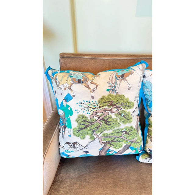 Textile Manuel Canovas Dara Pillow- Pair For Sale - Image 7 of 11
