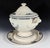 Early 19th Century Nimy Belgian Faience Large Blue & White Chinoiserie Soup Tureen, Cover & Stand For Sale - Image 4 of 12