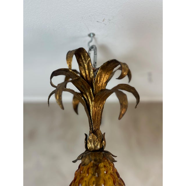 Hollywood Regency Murano Glass Suspension, 1960 For Sale - Image 3 of 13