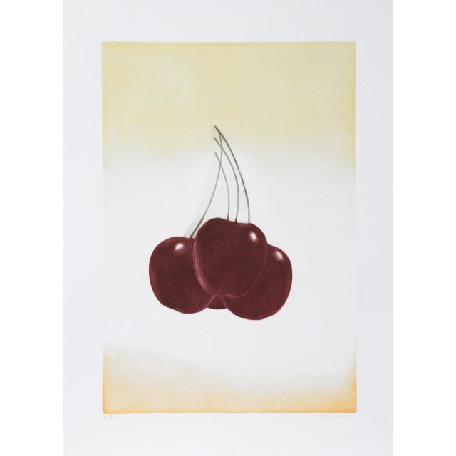 Modern Hank Laventhol, Cherries, Aquatint Etching For Sale - Image 3 of 3