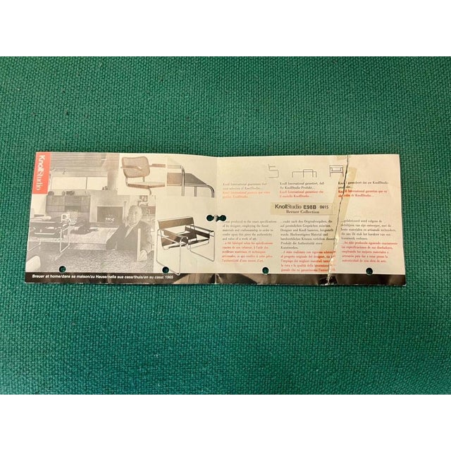 Wassily B3 Lounge Chair by Marcel Breuer for Knoll Inc. / Knoll International, 1990s For Sale - Image 12 of 14