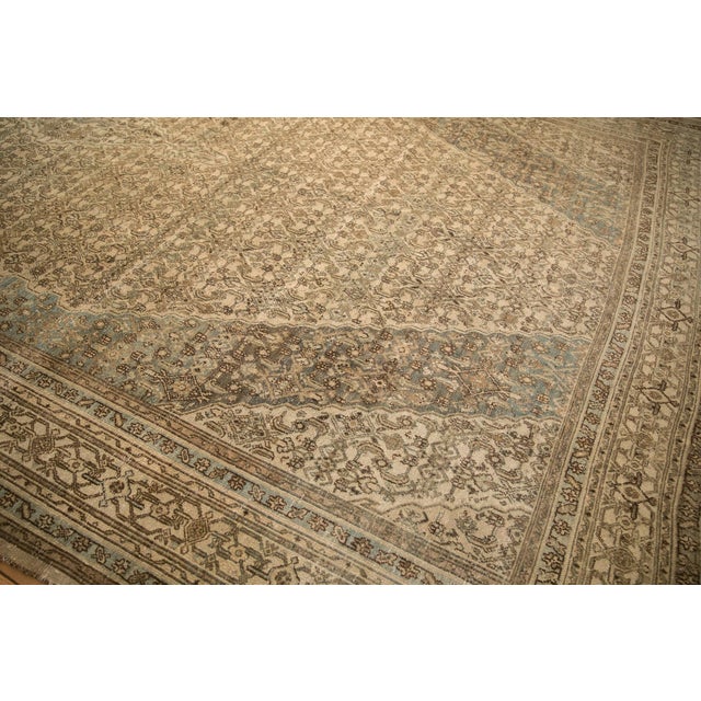 Vintage Distressed Bibikabad Carpet - 10'7" x 18'4" For Sale - Image 9 of 12
