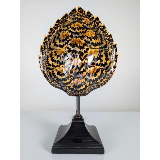 Faux Tortoiseshell Resin Turtle Shell Lamp from Maison Jansen, 1970s For Sale - Image 10 of 16