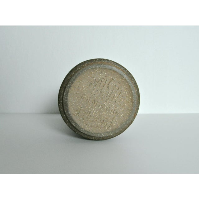 Danish Ceramic Vase in Beige-Brown Earth Tones by Palshus, Denmark, 1960s For Sale - Image 6 of 7