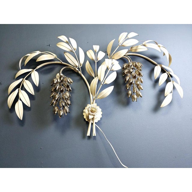 Vintage Tulip Wall Lamp attributed to Hans Kögl, 1970s For Sale - Image 9 of 13