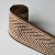 Schumacher Sample - Schumacher Nicholson Tape in Brown For Sale - Image 4 of 5
