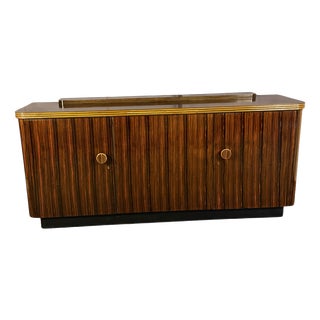 Art Deco Sideboard in Makassar Ebony, 1930s For Sale