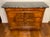 Handsome Louis Philippe figured/burr walnut 4 drawer commode with grey and white marble top.ogee molded top drawer, then 3...