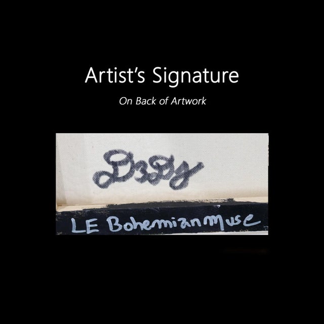 Lapse - Textural Contemporary Abstract Minimalist Painting on Canvas Original Artwork by Le BohemianMuse For Sale - Image 9 of 9