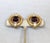 Givenchy Vintage 1980s Signed Givenchy Round Faux-Amethyst & Clear Rhinestone Clip Earrings-2 Pieces For Sale - Image 4 of 7
