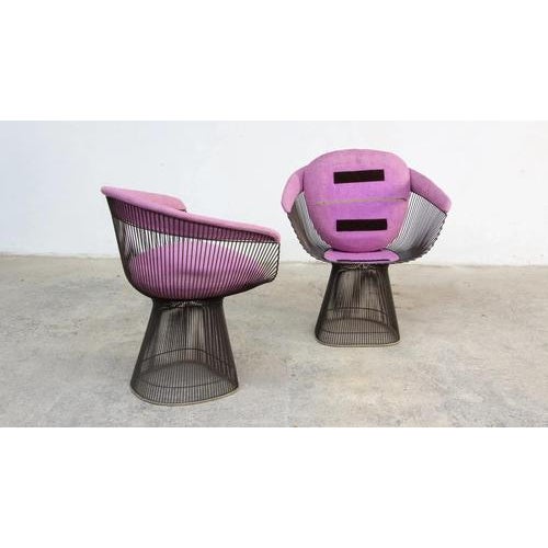 Chairs in Brass by Warren Platner, 1974, Set of 2 For Sale - Image 6 of 10