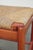 Vintage Wooden Red Chairs with Woven Cane Seat, 1970s, Set of 2 For Sale - Image 10 of 11