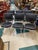 Authentic 1950’s dining table and chairs. Rare color with 2 leaves and 6 chairs. The chairs have brand new professional...