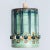 Cylinder Green Turquoise Ceramic Pendant Light, Denmark, 1970 For Sale - Image 9 of 13